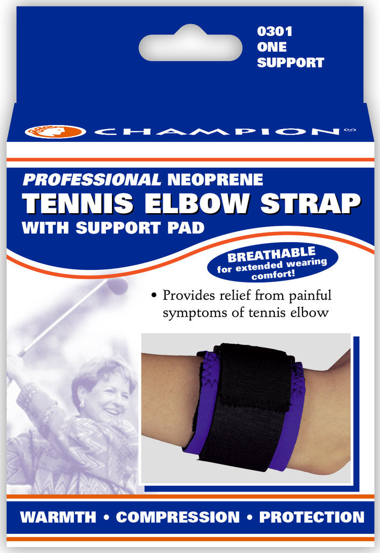 E10-U: Tennis Elbow Strap with Gel Pad