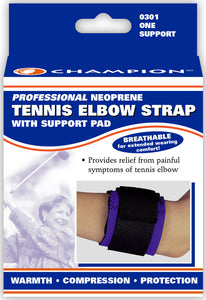 C-301 / NEOPRENE TENNIS ELBOW STRAP WITH SUPPORT PAD